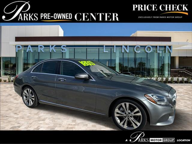 used 2018 Mercedes-Benz C-Class car, priced at $18,100