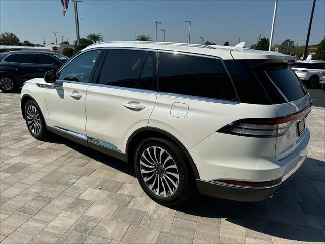 used 2021 Lincoln Aviator car, priced at $44,200