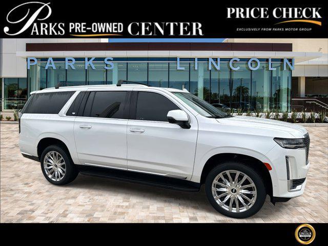 used 2022 Cadillac Escalade ESV car, priced at $61,200