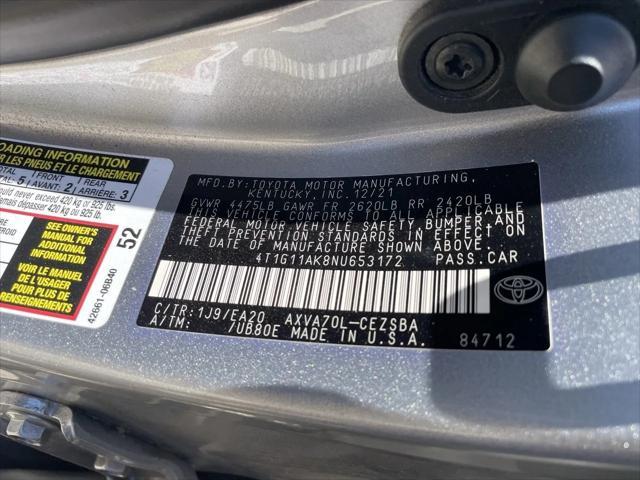 used 2022 Toyota Camry car, priced at $24,530