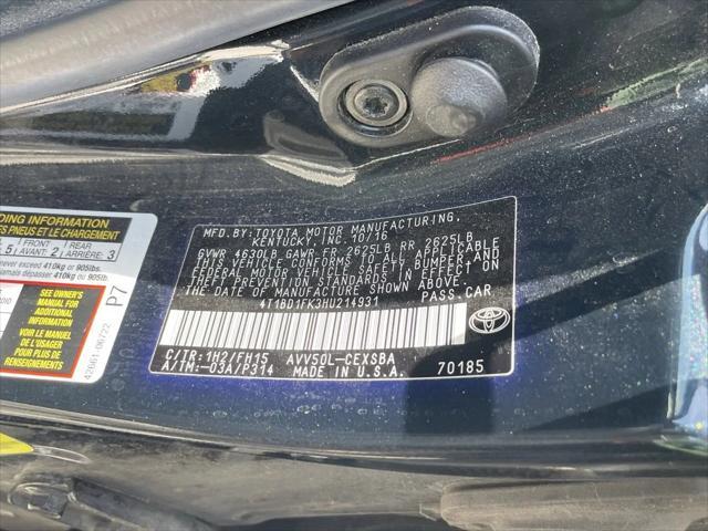 used 2017 Toyota Camry Hybrid car, priced at $16,513