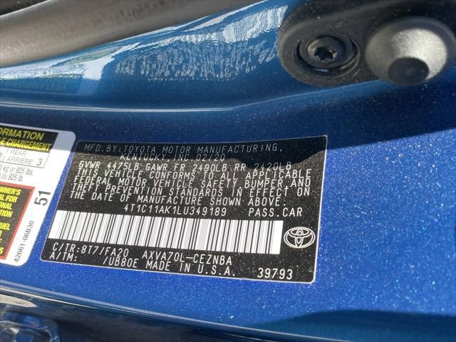used 2020 Toyota Camry car, priced at $22,735