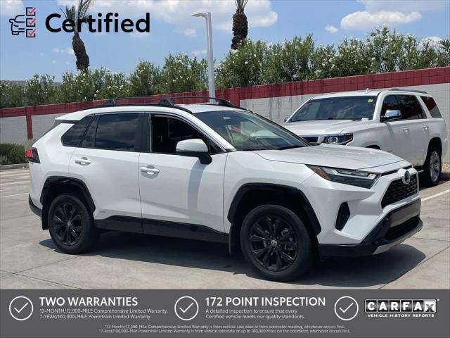used 2023 Toyota RAV4 Hybrid car, priced at $34,486