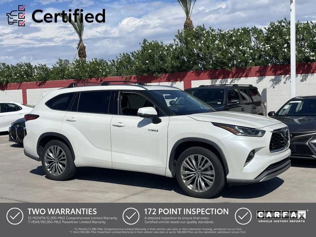 used 2021 Toyota Highlander Hybrid car, priced at $36,988