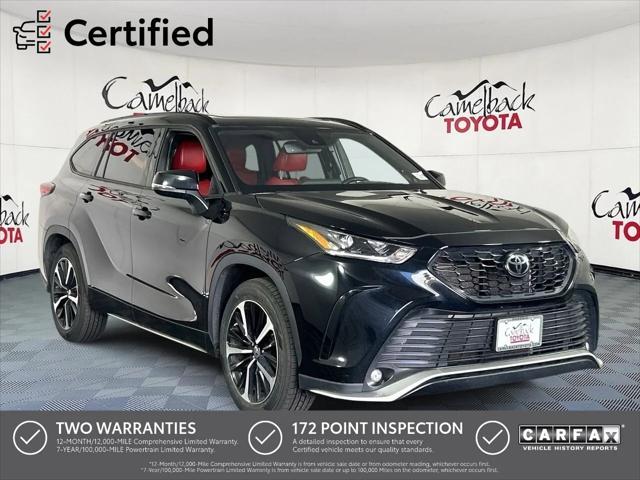 used 2022 Toyota Highlander car, priced at $38,281