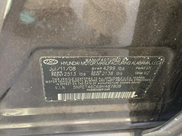 used 2009 Hyundai Sonata car, priced at $6,500