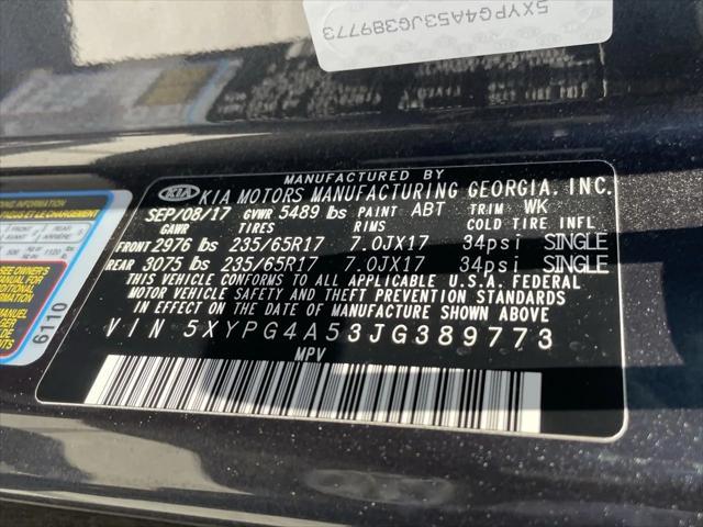 used 2018 Kia Sorento car, priced at $10,900