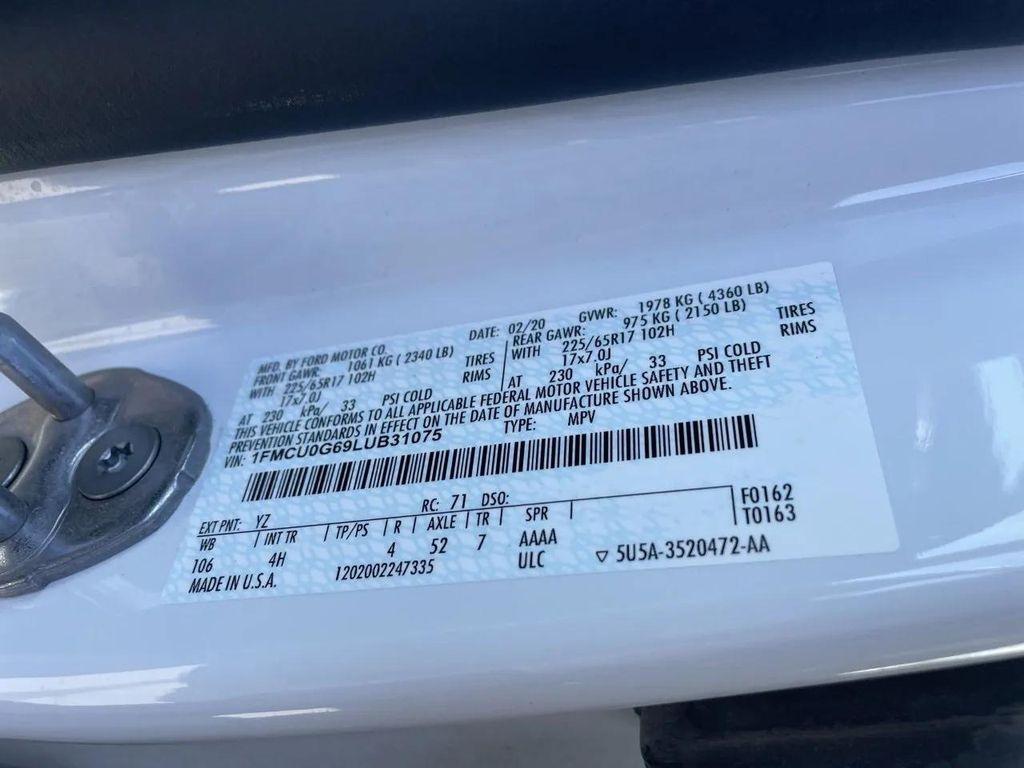 used 2020 Ford Escape car, priced at $14,968