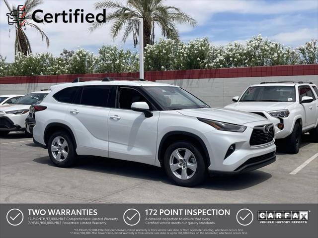 used 2022 Toyota Highlander car, priced at $30,994