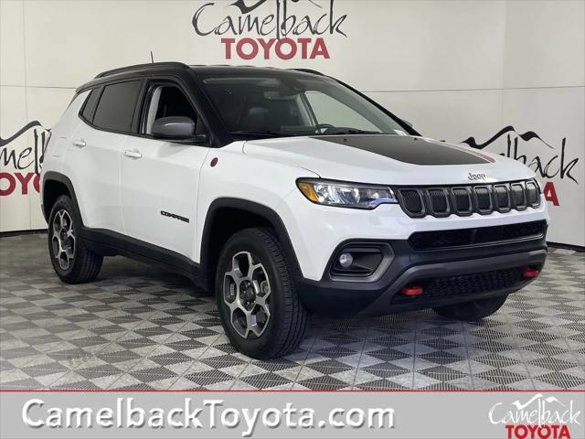 used 2022 Jeep Compass car, priced at $23,488