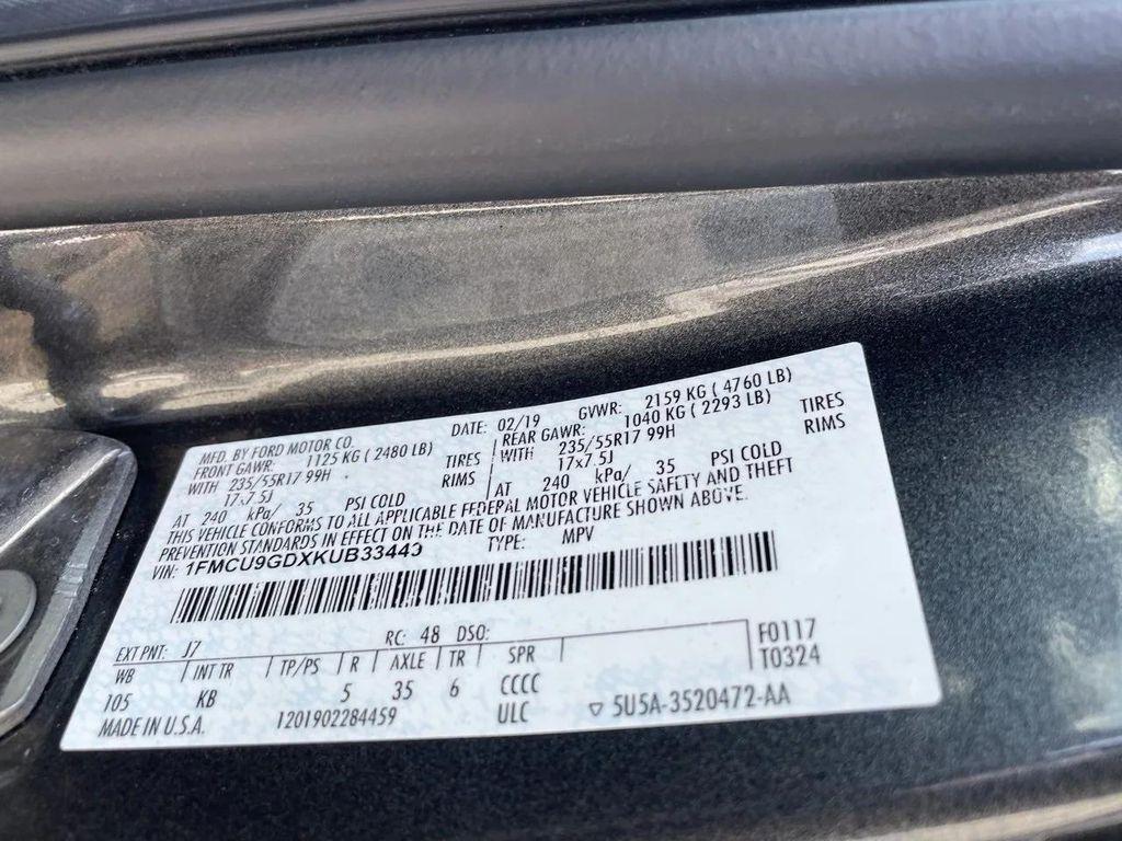 used 2019 Ford Escape car, priced at $9,800