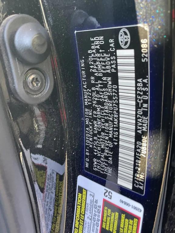 used 2023 Toyota Camry car, priced at $25,228