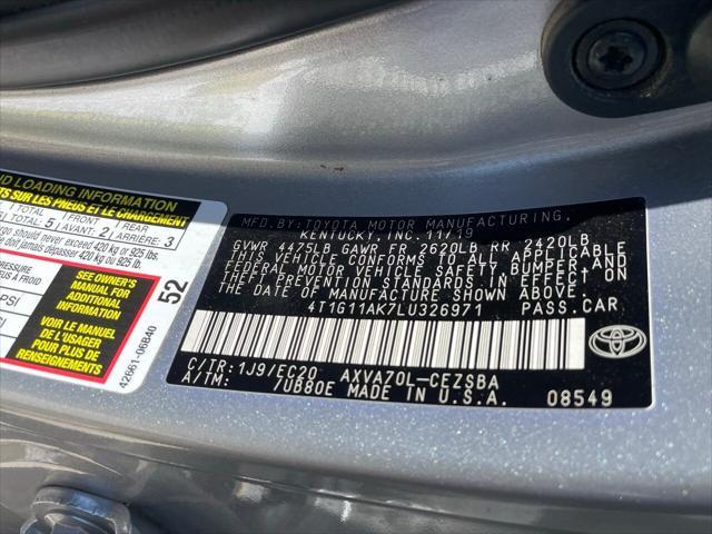 used 2020 Toyota Camry car, priced at $19,308