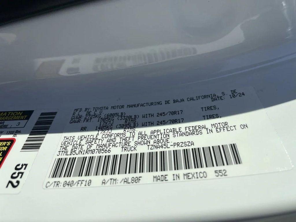 used 2024 Toyota Tacoma car, priced at $37,089