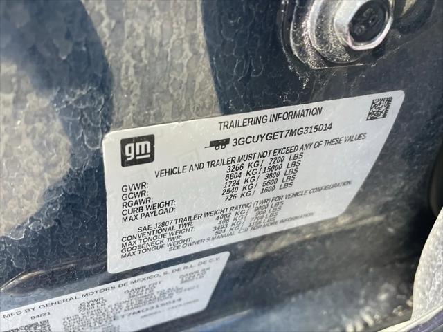 used 2021 Chevrolet Silverado 1500 car, priced at $43,895