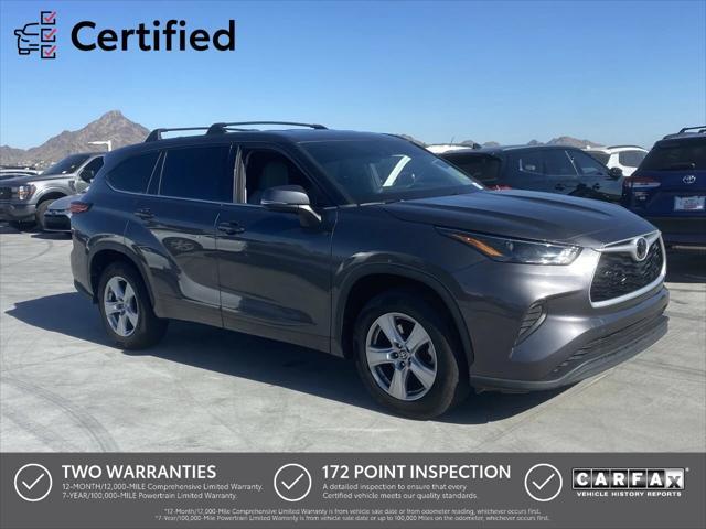 used 2022 Toyota Highlander car, priced at $29,994