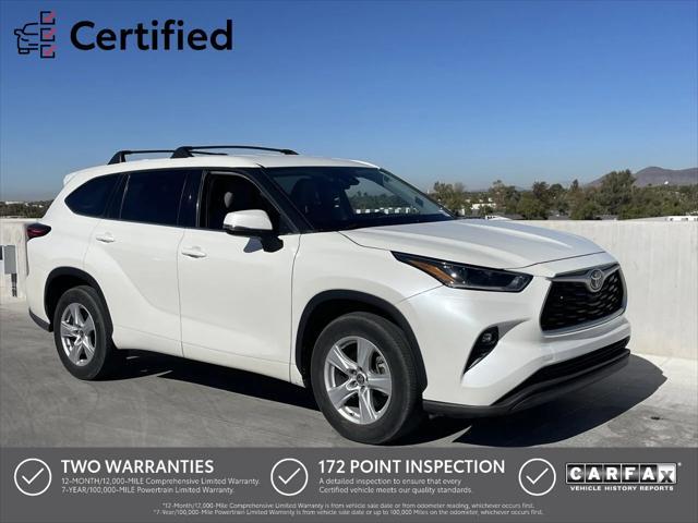 used 2021 Toyota Highlander car, priced at $29,898