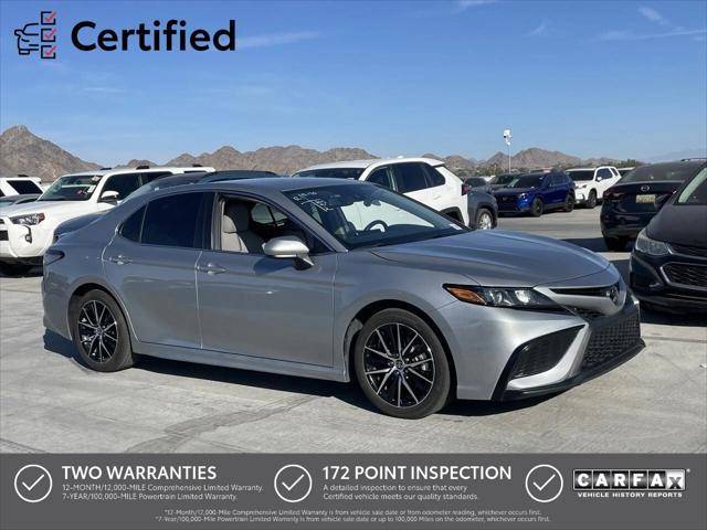 used 2021 Toyota Camry car, priced at $24,235