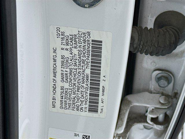 used 2020 Honda Accord car, priced at $21,799
