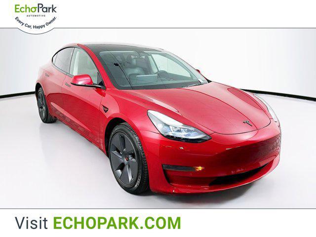 used 2022 Tesla Model 3 car, priced at $21,987