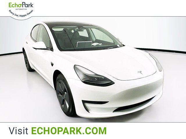 used 2023 Tesla Model 3 car, priced at $25,799