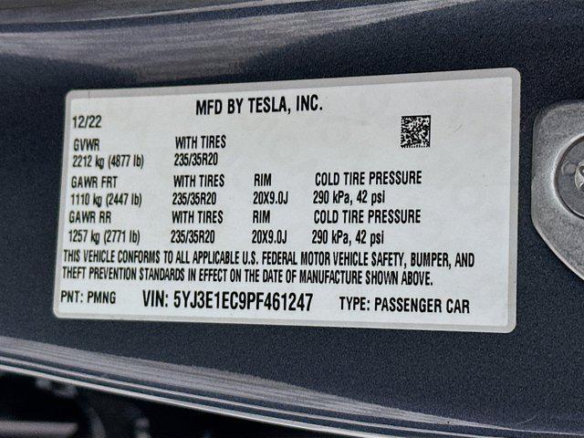 used 2023 Tesla Model 3 car, priced at $27,997
