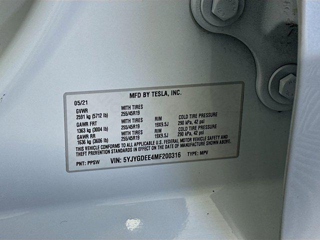 used 2021 Tesla Model Y car, priced at $27,497