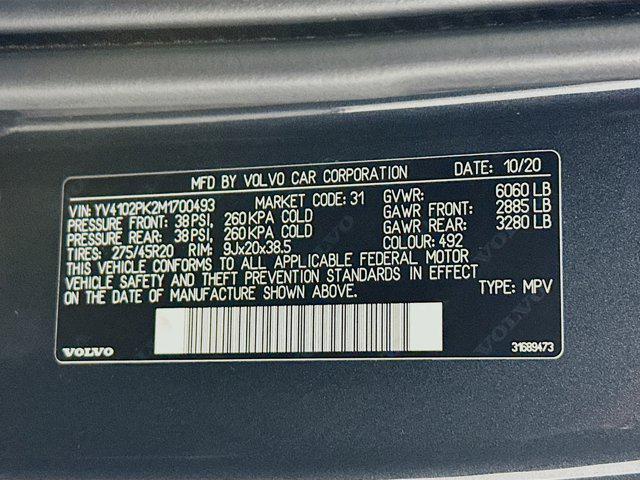 used 2021 Volvo XC90 car, priced at $23,897