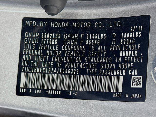 used 2018 Honda Civic car, priced at $19,597