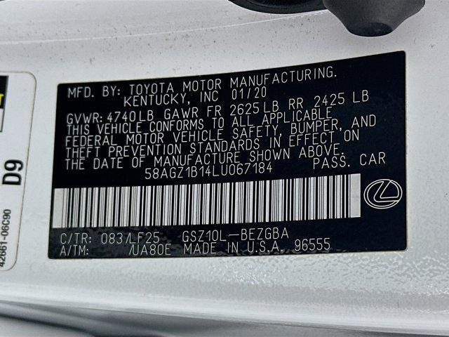 used 2020 Lexus ES 350 car, priced at $28,699