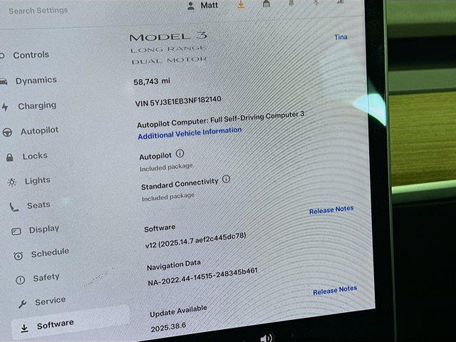 used 2022 Tesla Model 3 car, priced at $23,496