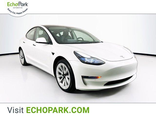 used 2022 Tesla Model 3 car, priced at $23,496