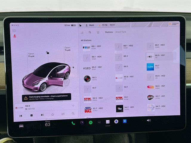 used 2022 Tesla Model 3 car, priced at $23,496
