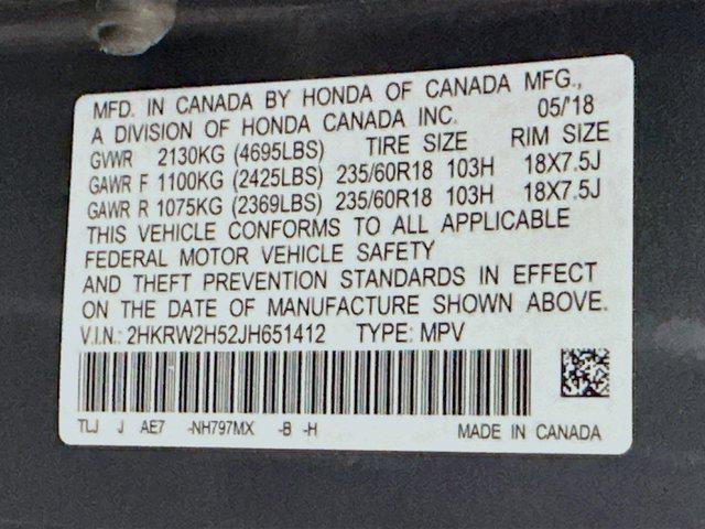 used 2018 Honda CR-V car, priced at $19,997