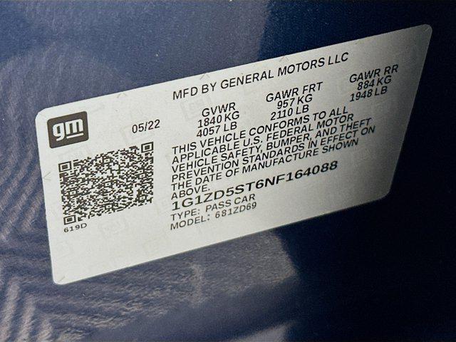 used 2022 Chevrolet Malibu car, priced at $13,287