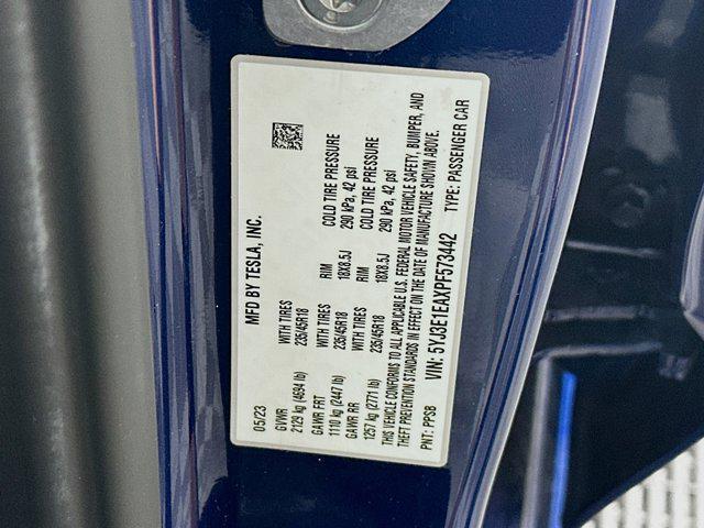 used 2023 Tesla Model 3 car, priced at $24,997