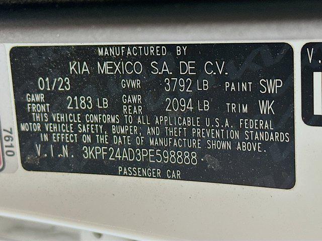 used 2023 Kia Forte car, priced at $15,497