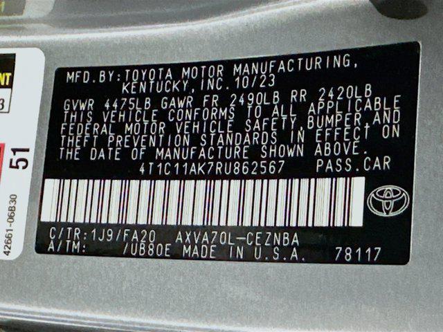 used 2024 Toyota Camry car, priced at $23,497