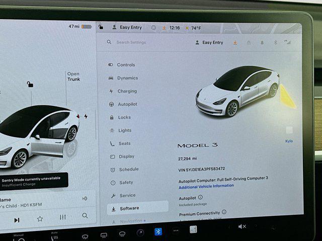 used 2023 Tesla Model 3 car, priced at $25,999