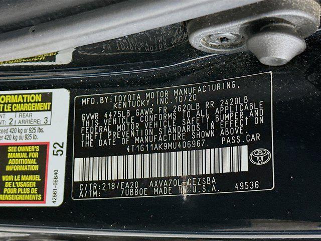 used 2021 Toyota Camry car, priced at $20,899
