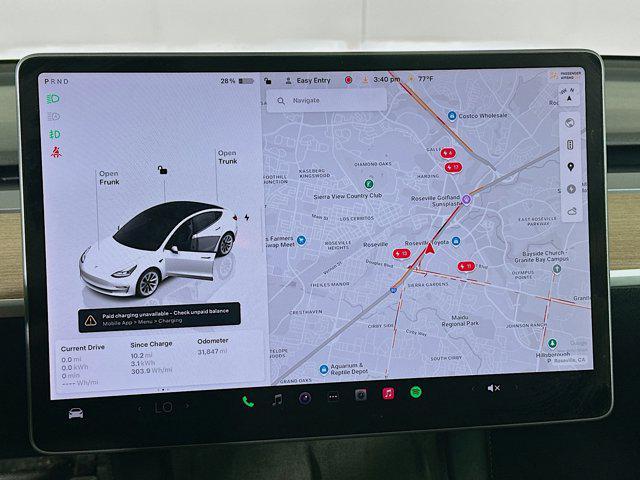 used 2022 Tesla Model 3 car, priced at $24,999