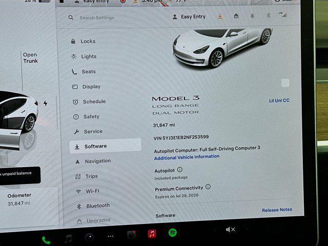 used 2022 Tesla Model 3 car, priced at $24,999