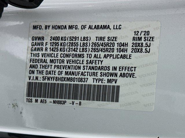 used 2021 Honda Passport car, priced at $24,996