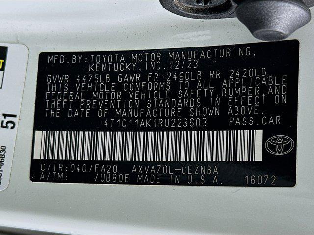 used 2024 Toyota Camry car, priced at $22,297