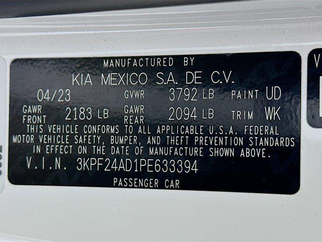 used 2023 Kia Forte car, priced at $15,847