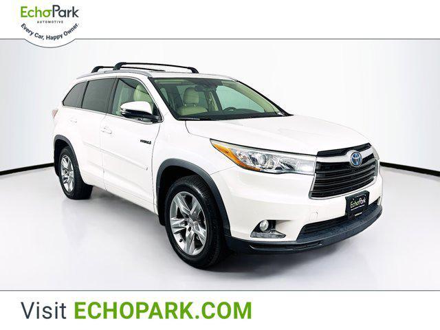 used 2015 Toyota Highlander Hybrid car, priced at $20,999