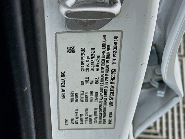 used 2021 Tesla Model 3 car, priced at $19,697