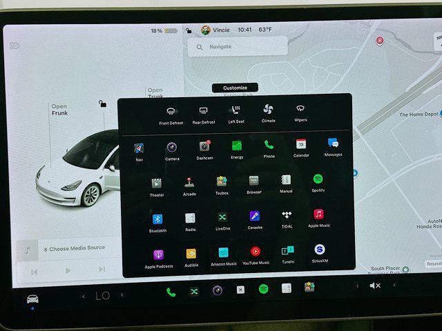 used 2021 Tesla Model 3 car, priced at $19,697