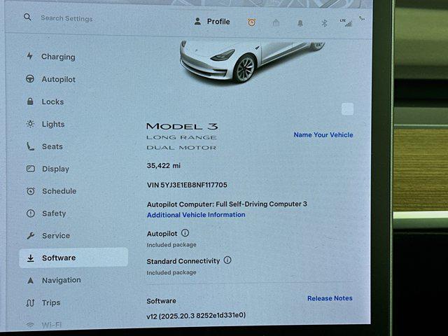 used 2022 Tesla Model 3 car, priced at $26,697