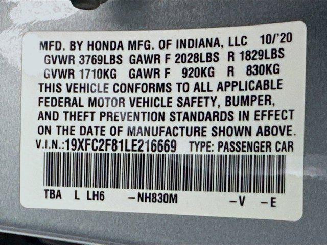 used 2020 Honda Civic car, priced at $21,999